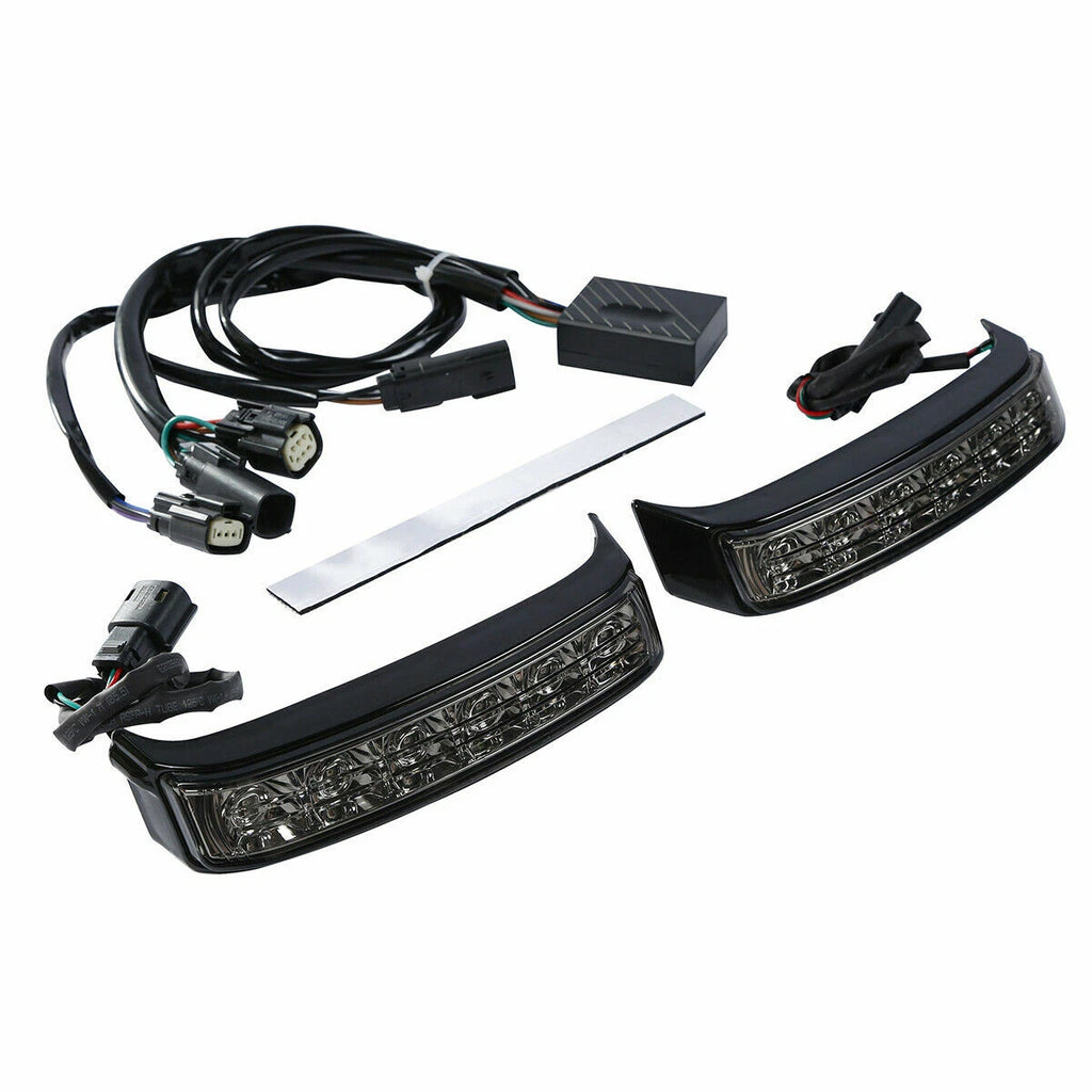 Saddlebag LED Insert Support & Brake Turn Light for Harley Touring (2014–2024)