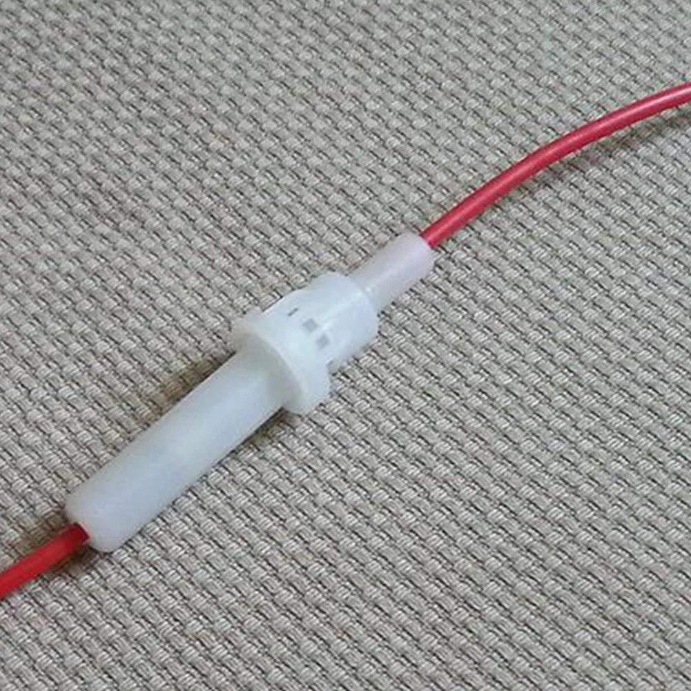 Set of 10 Fuse Holders for AGC Industrial Glass Fuse 0.5A-30A