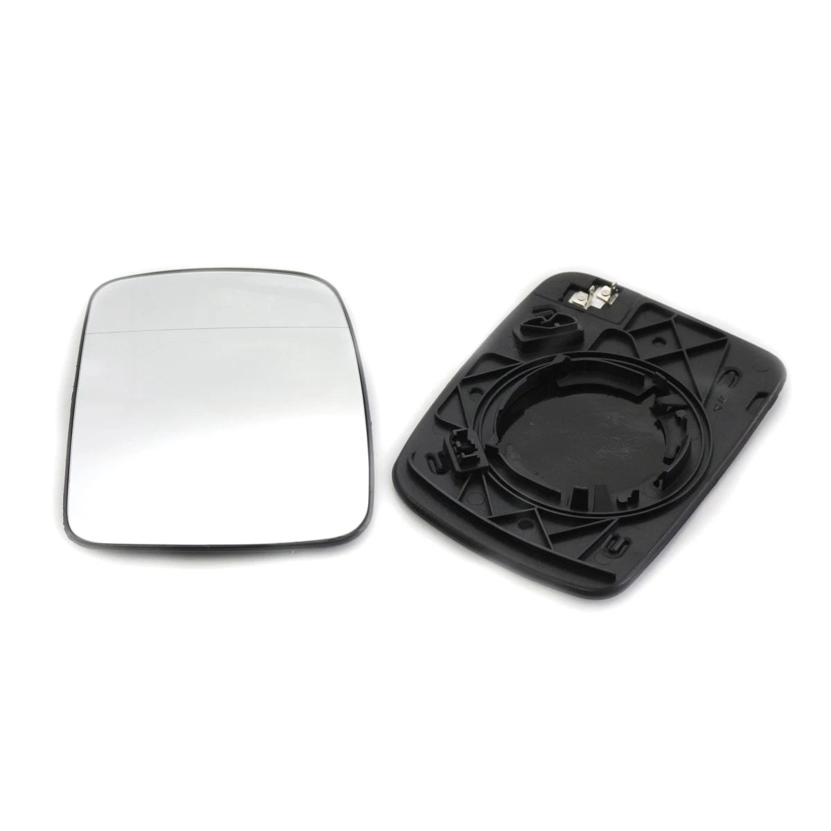 Pair Chrome Side Wing Mirror Glass for Land Rover Discovery III (2004–2009)