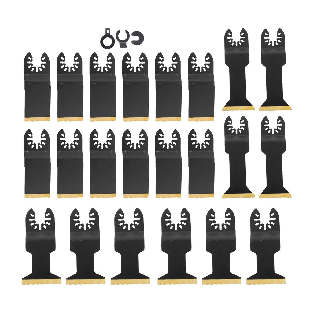 22-Piece Titanium Oscillating Saw Blades Kit for Multitool (Universal)