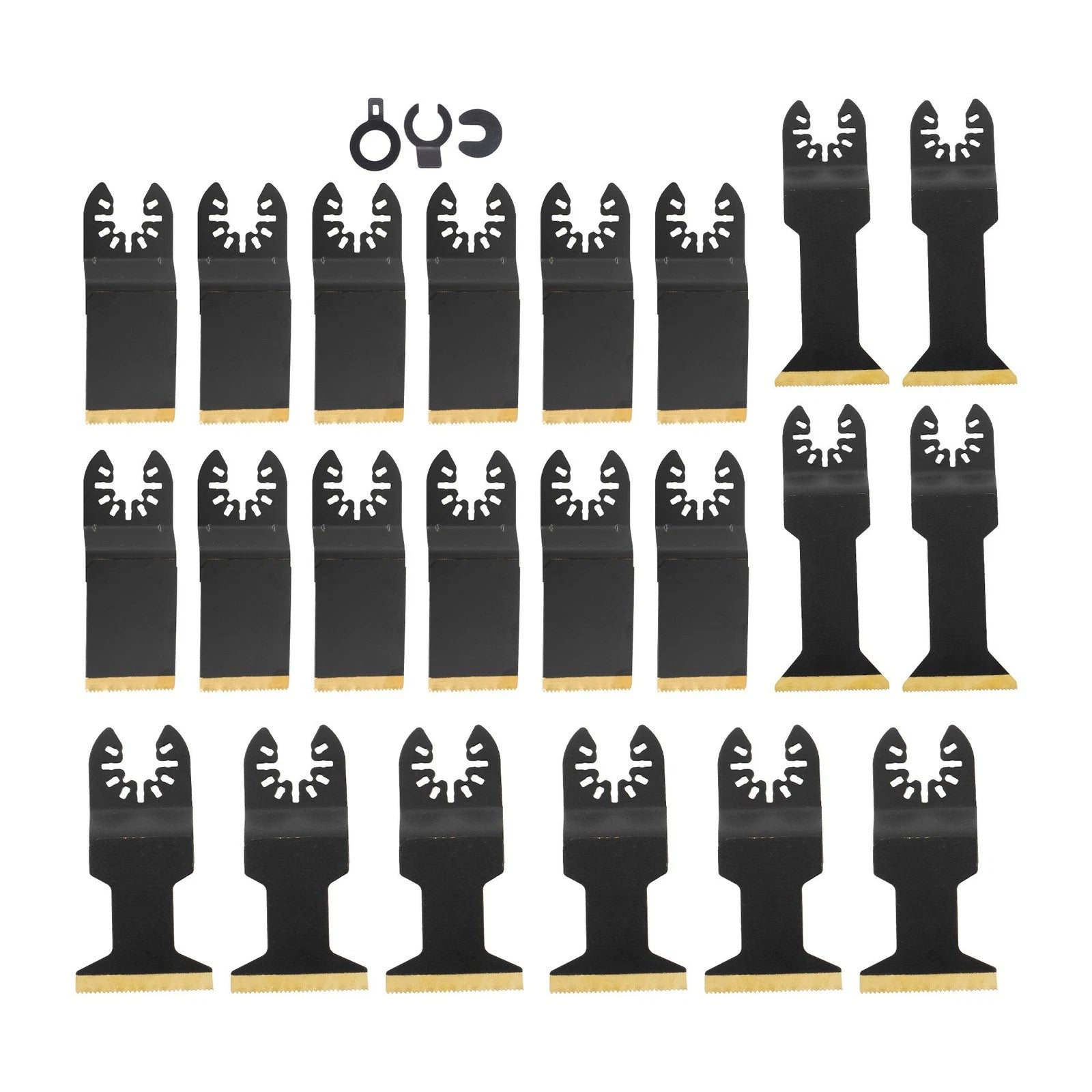 22-Piece Titanium Oscillating Saw Blades Kit for Multitool (Universal)