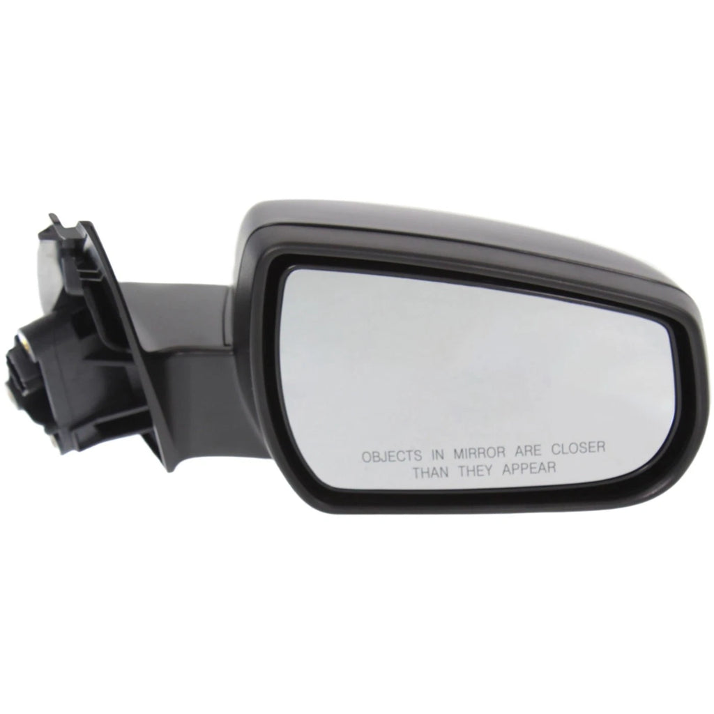 Set of 2 Black Manual Folding Heated Mirrors for Chevrolet Malibu (2013–2015)