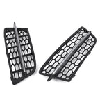 Pair Honeycomb Front Bumper Fog Light Grille for BMW 1-Series F20 F21 (2011–2015)