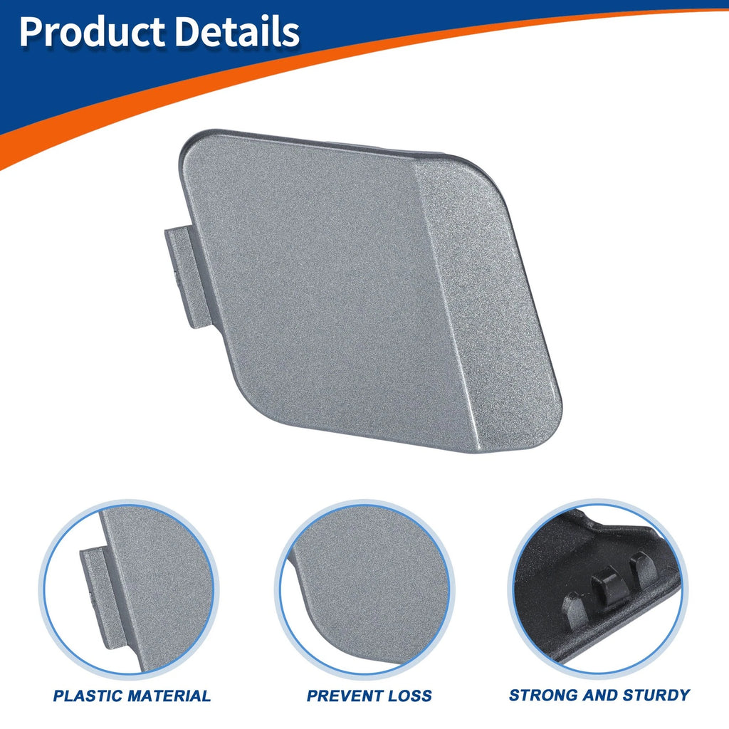 Tow Hook Cover for BMW 114i (2012–2014) No. 51118053828 Mineral Grey