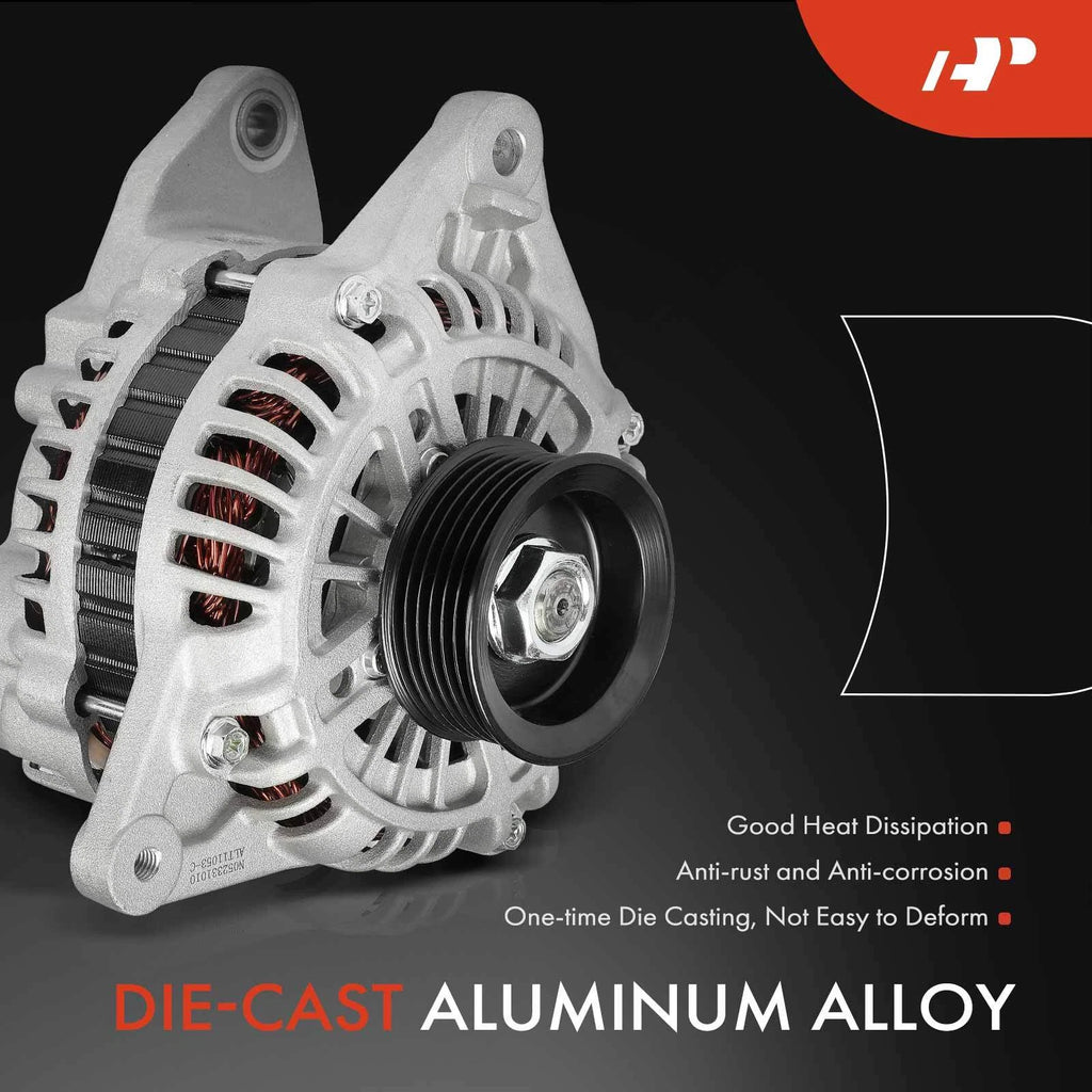 Alternator for Mitsubishi Lancer (2003–2006) L4 2.0L 90A 12V
