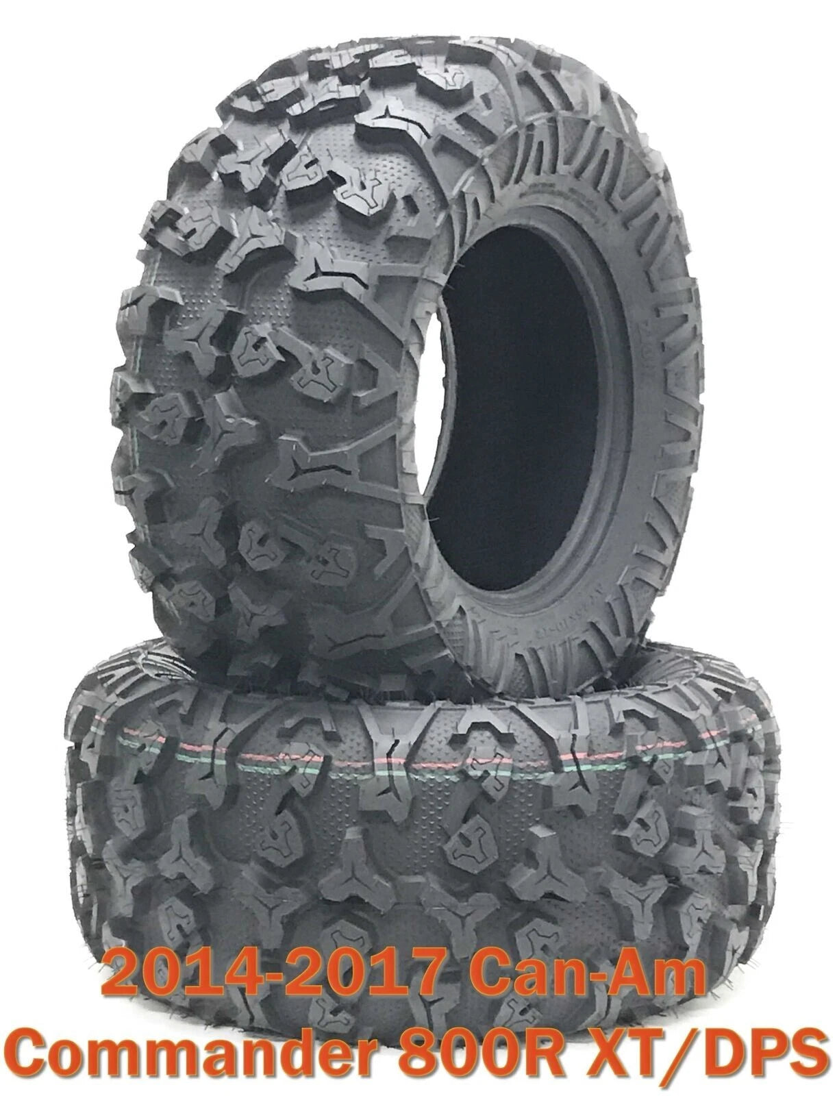 Set of 2 Front Tires for Can-Am Commander 800R XT/DPS (2014–2017) 27x9R14 8PR Radial