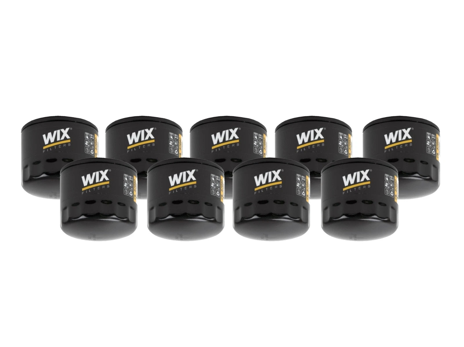 Set of 9 Engine Oil Filters for Chrysler Dodge Mitsubishi (GAS)