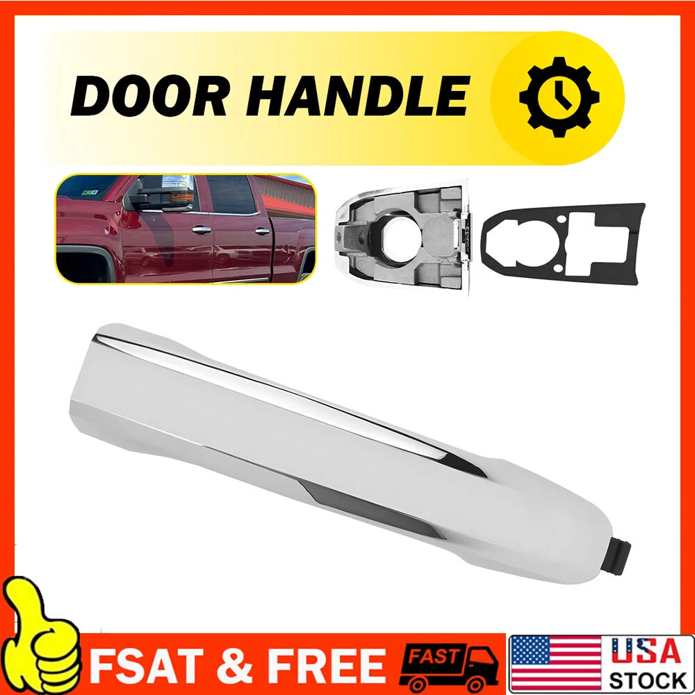 Chrome Outer Door Handle for Chevrolet Silverado 1500 (2014â2022)