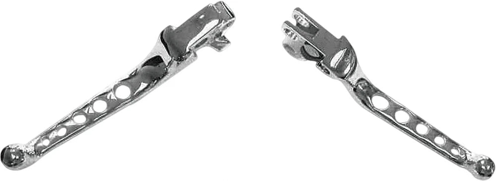 Chrome Brake & Clutch Lever Set for Harley Big Twin (2007–2017)