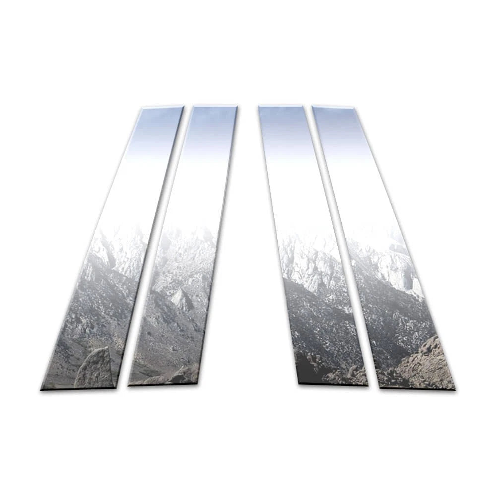 Chrome Pillar Post Covers 4Pc Replacement for Jaguar XJ (2011–2019)