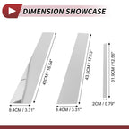 6 Pcs Door Pillar Window Trim for Mercedes C-Class (2008–2014) Chrome