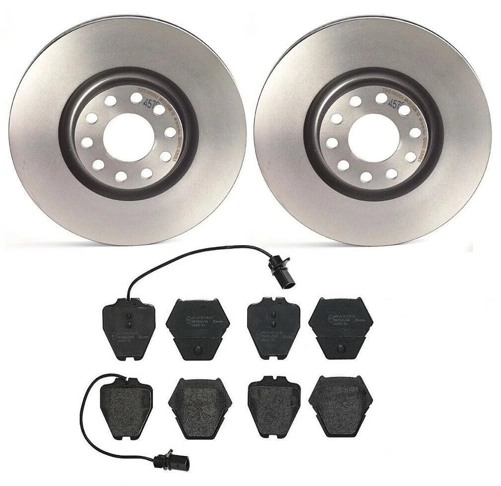Brembo Front Brake Kit for Audi A6 Quattro S4 (1998–2004) - Low Met Pads, Disc Rotors