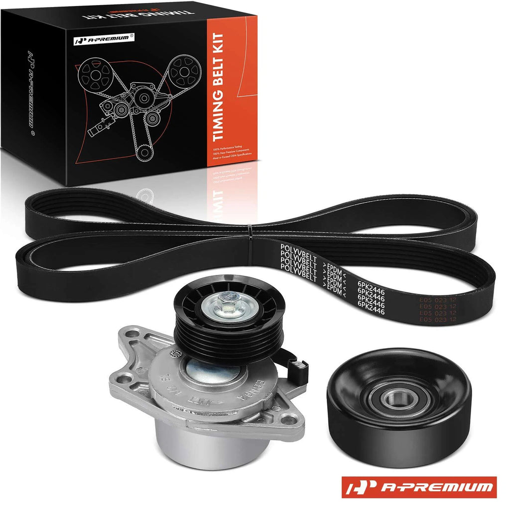 3X Serpentine Belt Drive Component Kit for Ford Windstar (1999–2003)