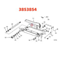 Hose Power Trim for OMC SX Starboard Down (1989–1998) 3853854