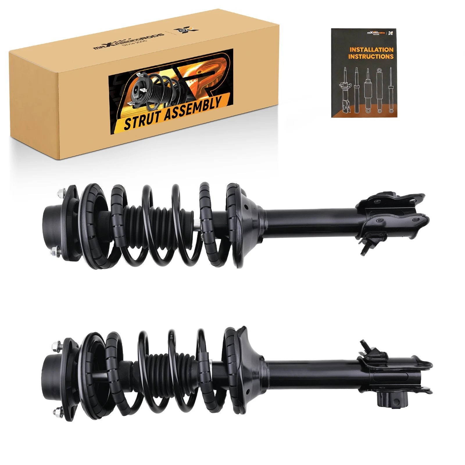 Pair Rear Complete Struts & Shocks with Coil Spring for Nissan Altima (1993–1999)