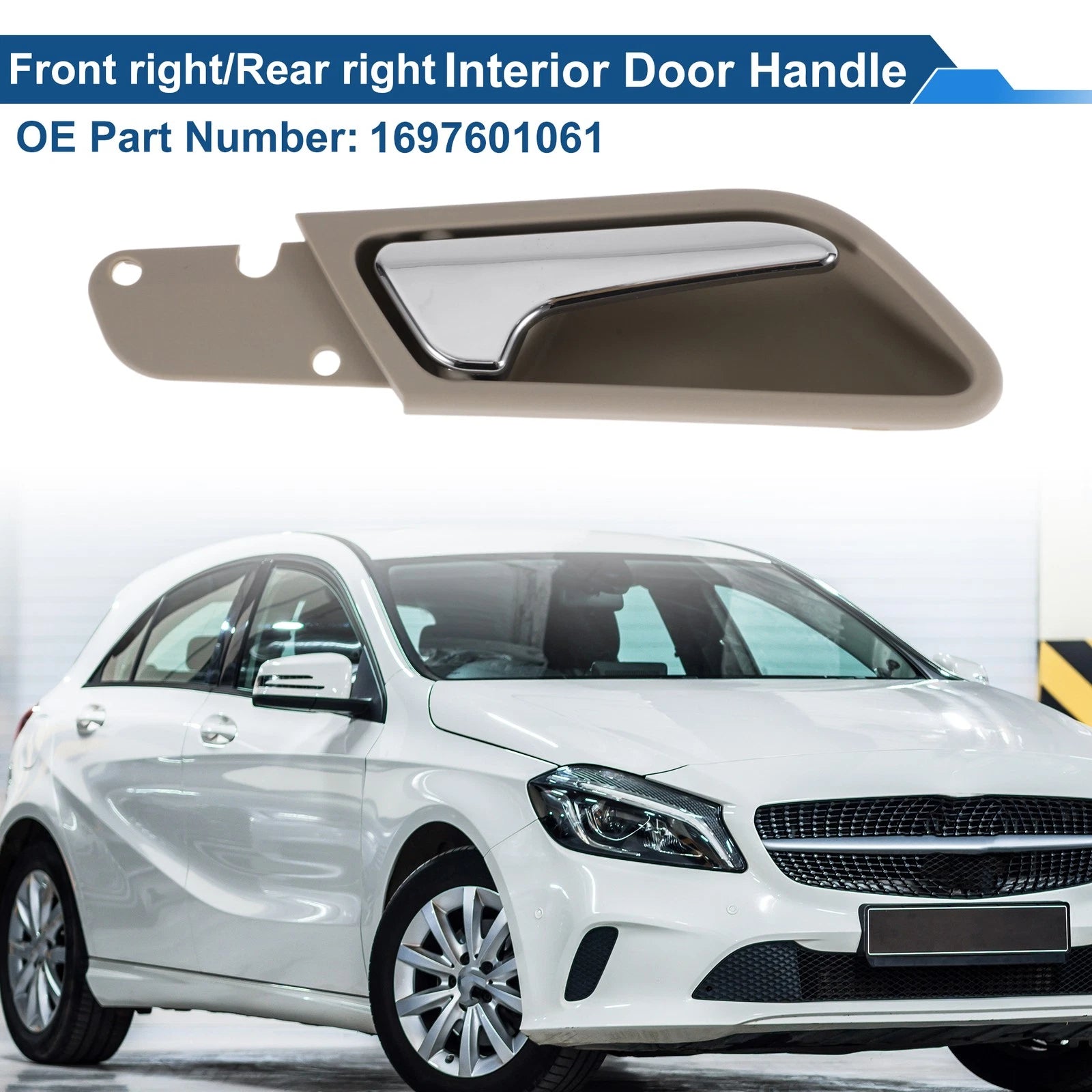 Interior Door Handle for Mercedes-Benz A180 (2004–2012) No. 1697601061