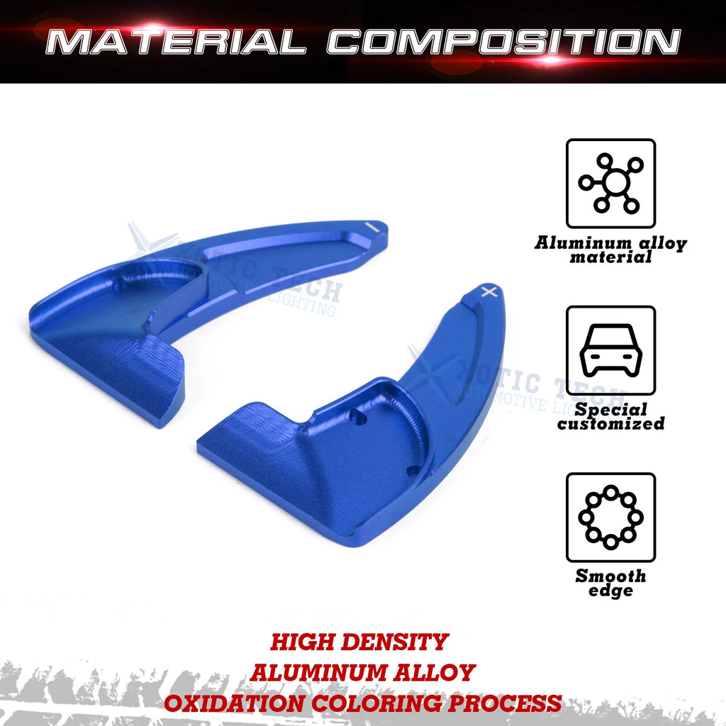 Blue Aluminum Paddle Shifter Extension for Dodge (2015-2024)