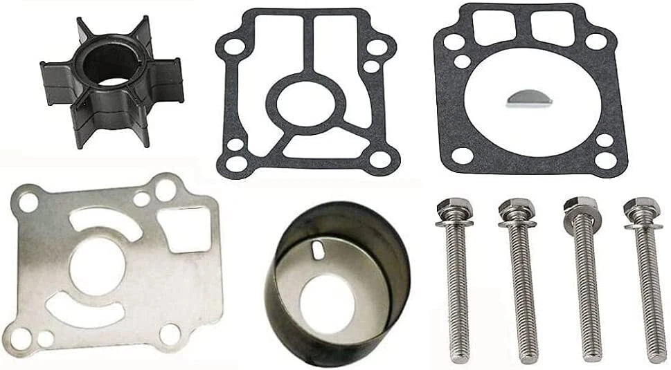 Water Pump Impeller Repair Kit for Tohatsu Outboards 25 30 HP (361-87322-0)