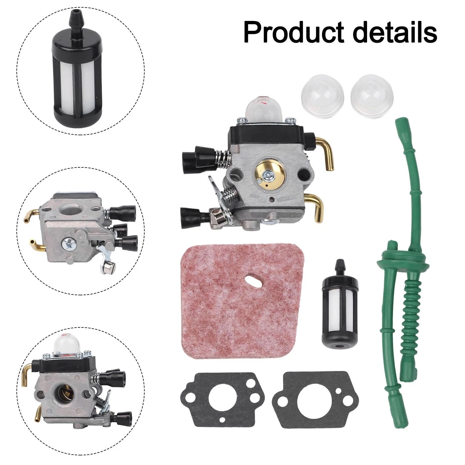 Carburetor Kit for FS55 FS55R FS55RC FS38 KM55 (Easy Setup)