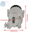 AC Compressor + Clutch for Chevy Malibu Buick Regal 2.0L 2.5L (2013–2016)