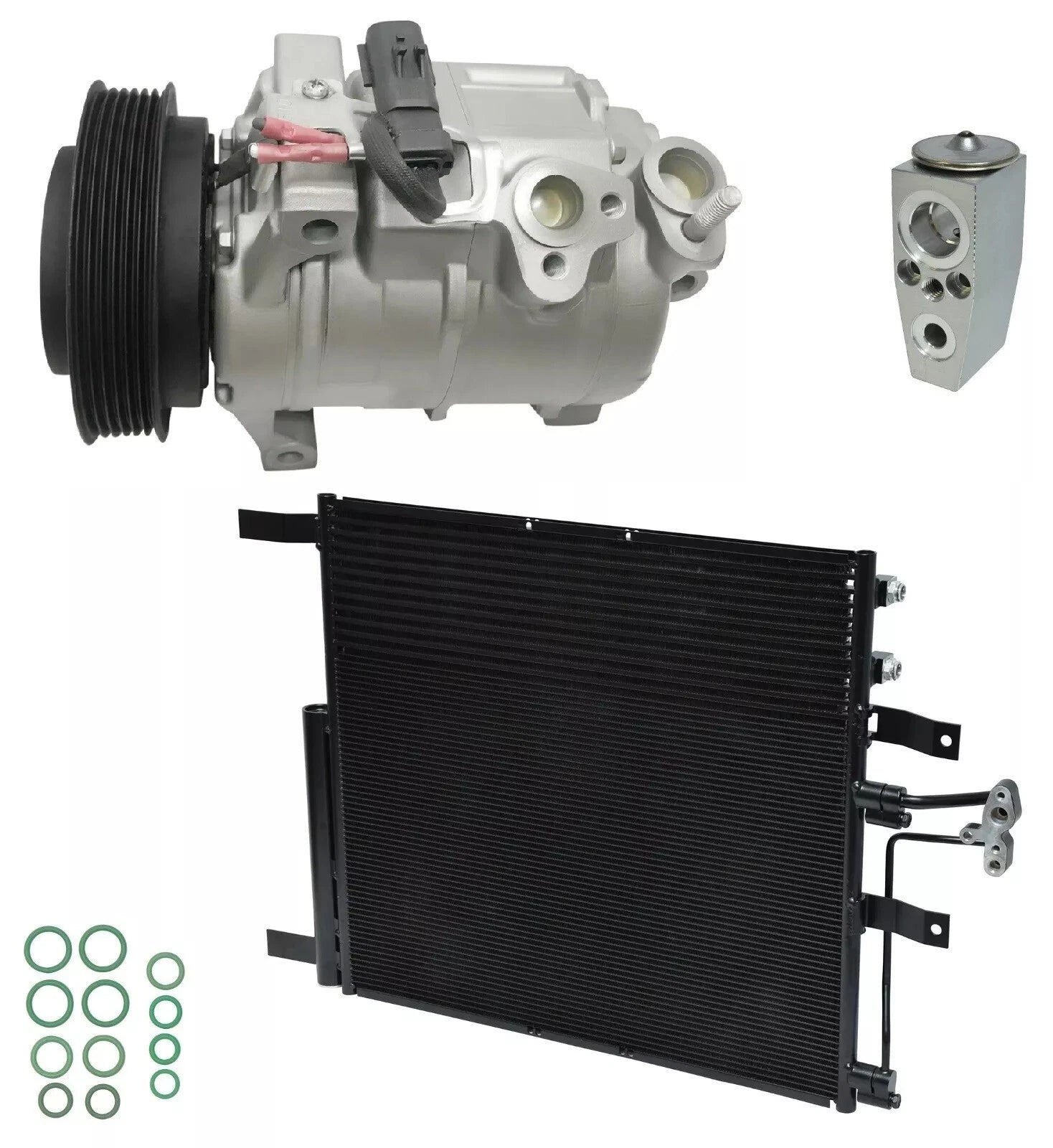 AC Compressor Kit With Condenser for Ram 3500 5.7L (2013–2013)