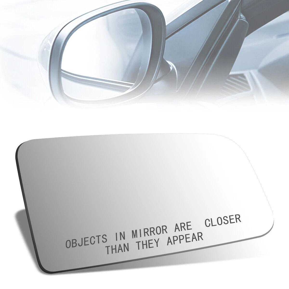Side Door Mirror Glass Convex Lens for Sunbird Cavalier (1982–1989)