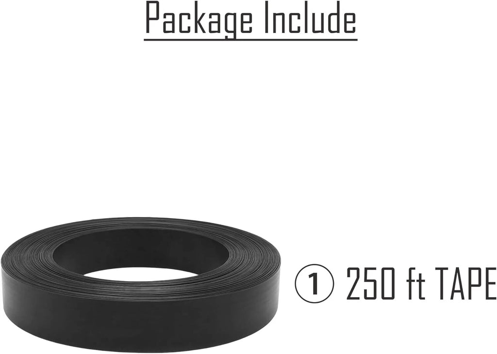 Black View Blocking Privacy Tape Weave for Chain Link Fence (75m/250 ft Roll)