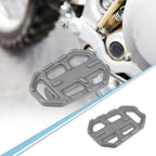 Gray Pair Foot Pegs Pedals Wide for BMW G310GS (2017-2022)