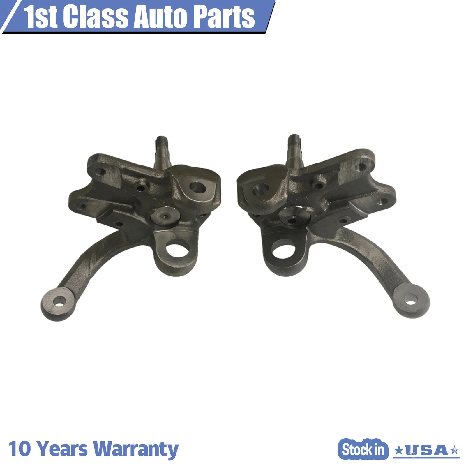 Set of 2 Spindles with Disc Brakes for VW Bug (1968–1979)