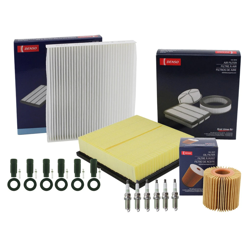 Tune Up Kit with NGK 6 Spark Plugs & Boots for ES350 Highlander RX350 (2007–2019)