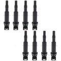 Set of 8 Bosch Direct Ignition Coils for BMW E60 E63 E64 E65 545i 550i 650i X5 (2004–2010)
