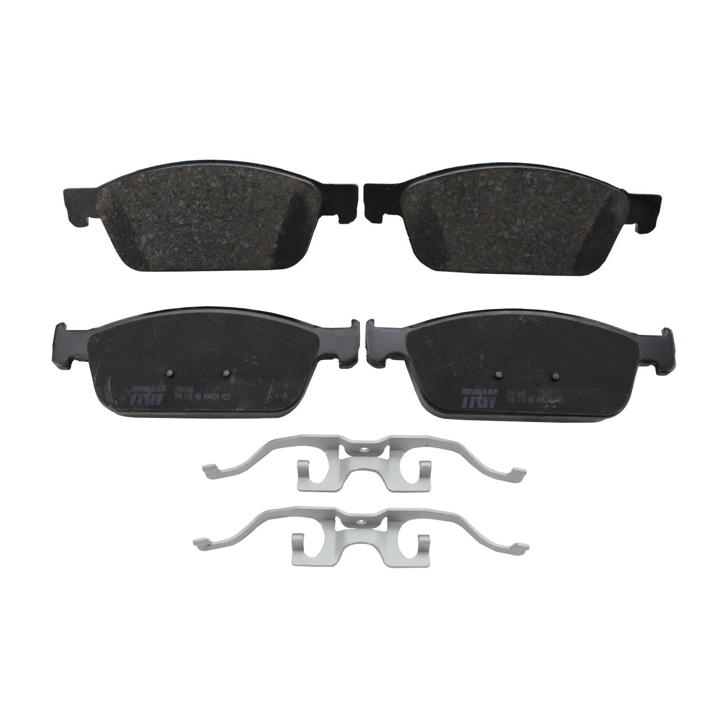 Set of 4 TRW Pro Low-Metallic Brake Pads TRH1668 for Ford Focus ST (2013–2014)