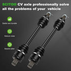 Set of 2 Rear Half Shaft CV Axles for Polaris Sportsman XP (2010–2019)