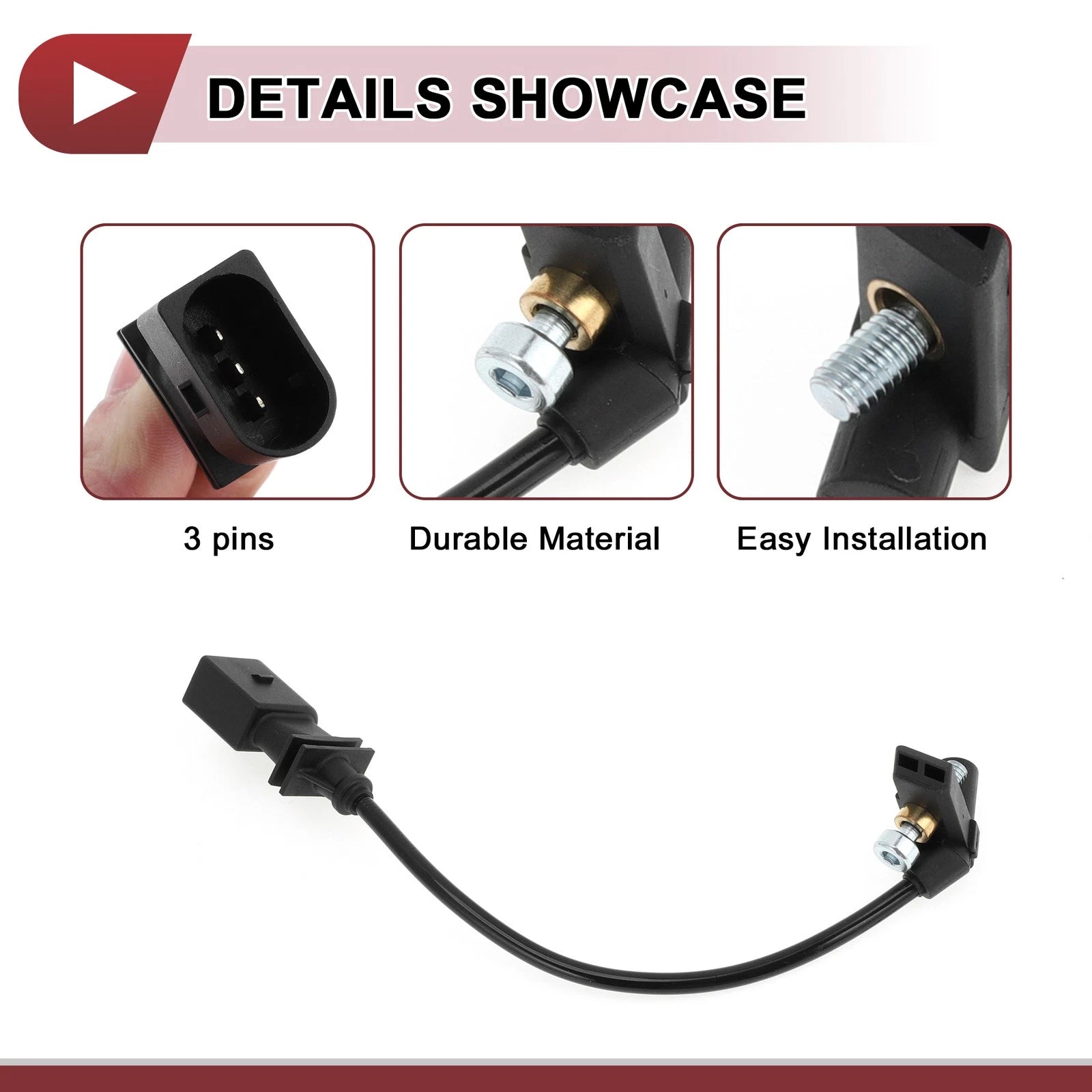 Crankshaft Position Sensor for BMW X5 E70 3.0d (2006–2008) No. 13627787192