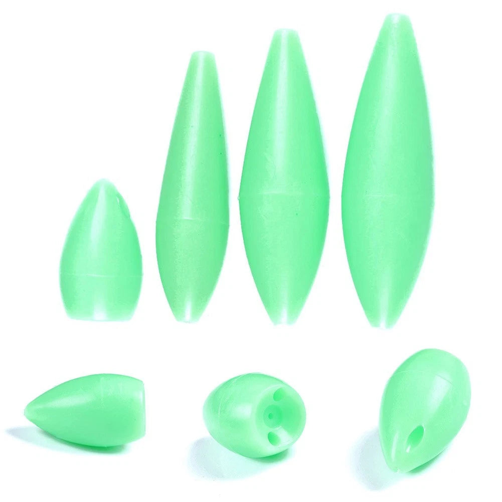 Set of 4 Fishing Floats for All Fishing Needs (Various Weights)