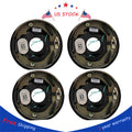 Set of 4 Electric Trailer Brake Assemblies for 3500 lbs Trailers (10"x2-1/4")