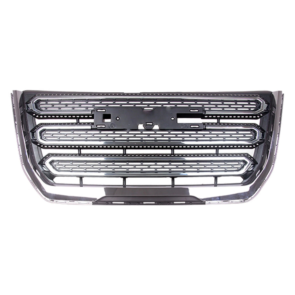 Replacement Chrome Plastic Front Grille For 2016-2017 GMC Terrain