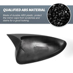 Pair Rearview Mirror Cover Overlay Gloss Black for Chevrolet Cruze (2009–2015)