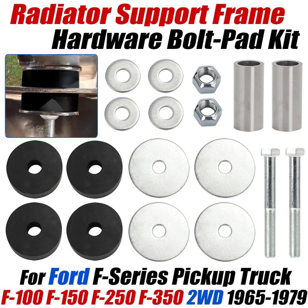 Radiator Support Frame Core Mount Kit for Ford F100 F150 F250 2WD (1965–1979)