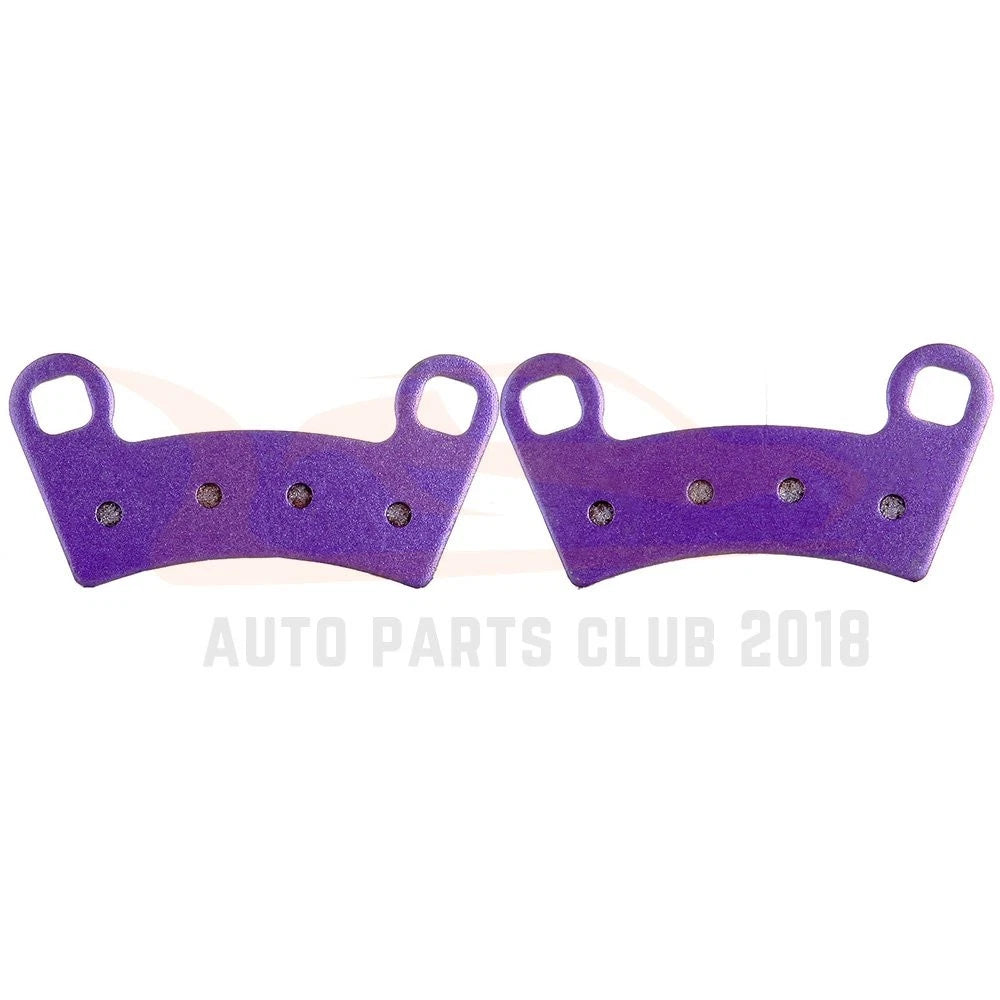 Front Brake Pads for Polaris RZR S Outlaw 450 (2009–2012) - Purple Carbon Fiber
