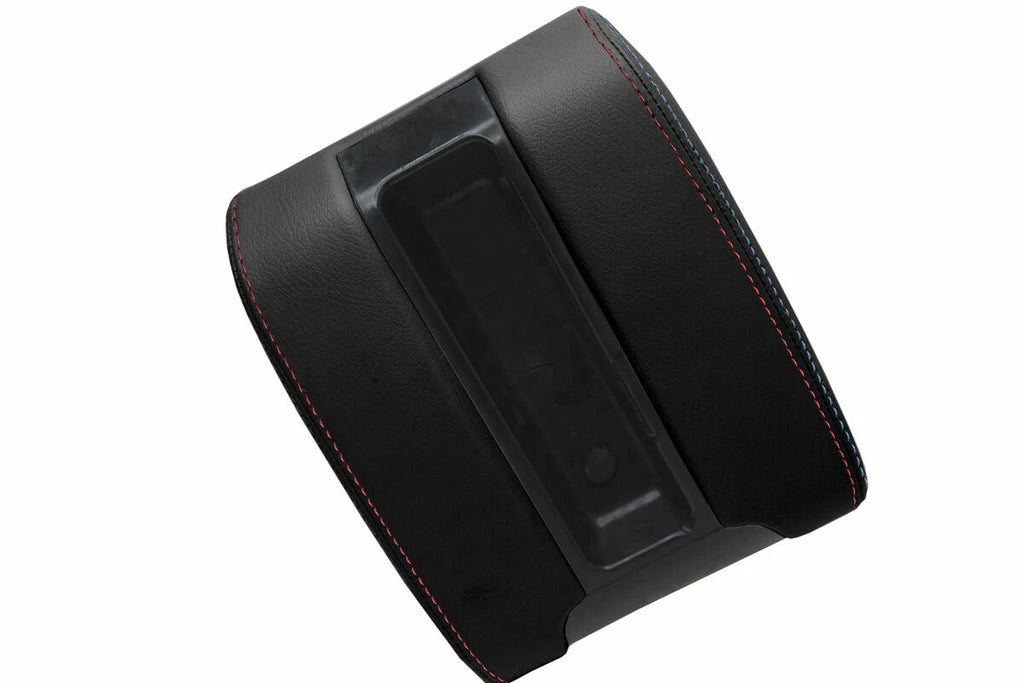 Leather Center Console Lid Armrest Cover for BMW E39 (1997–2003)