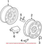 Tire Pressure Monitoring Sensor for Chrysler Town & Country, Dodge Journey