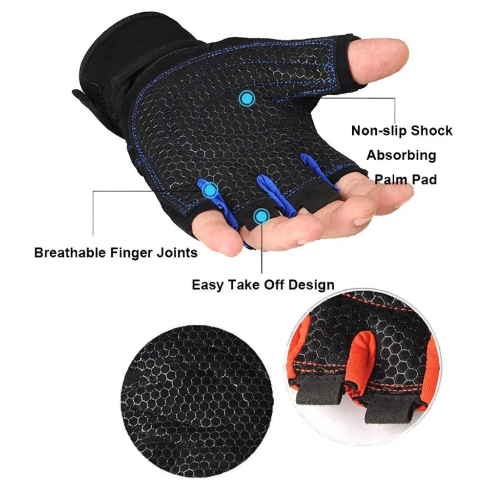 Weight Lifting Gloves for Gym Training and Bodybuilding