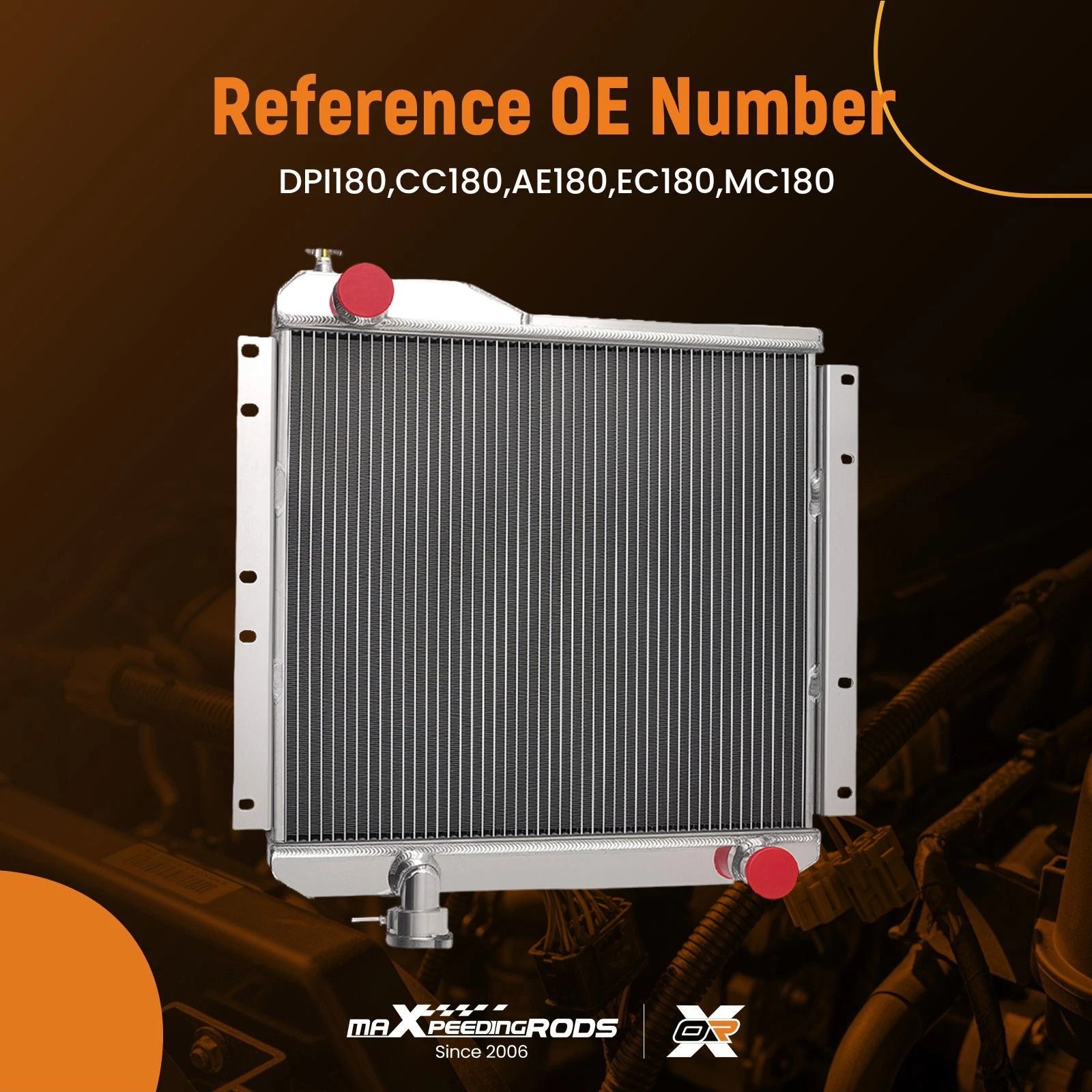 3 Row Radiator for Toyota Landcruiser FJ40 (1958–1984)