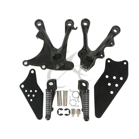 Front Driver Footpegs Bracket for Kawasaki Ninja ZX-6R ZX636 (2005-2008)