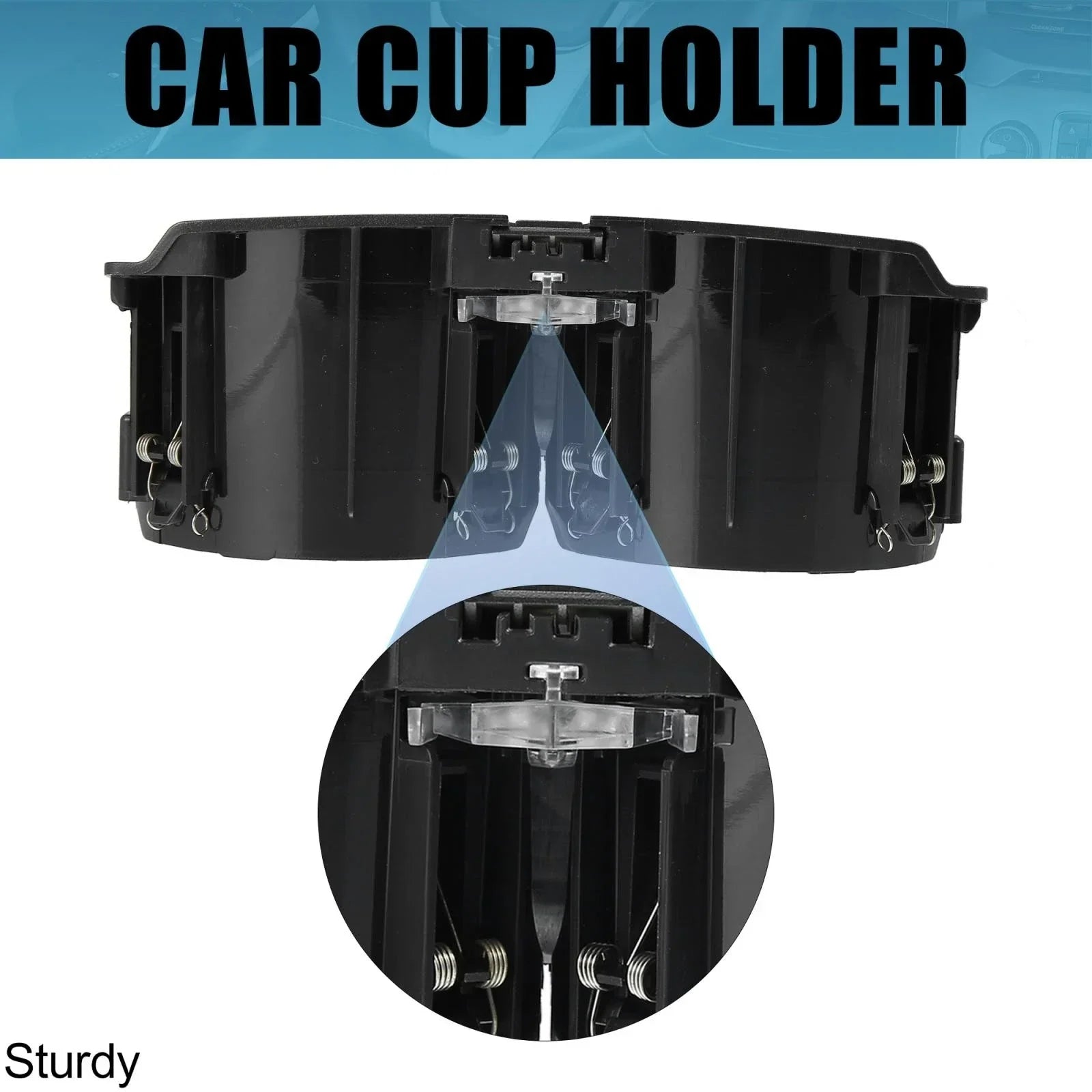 Car Cup Holder for Mercedes-Benz A-Class (2013-2018) - Front Seat Water Bottle Holder