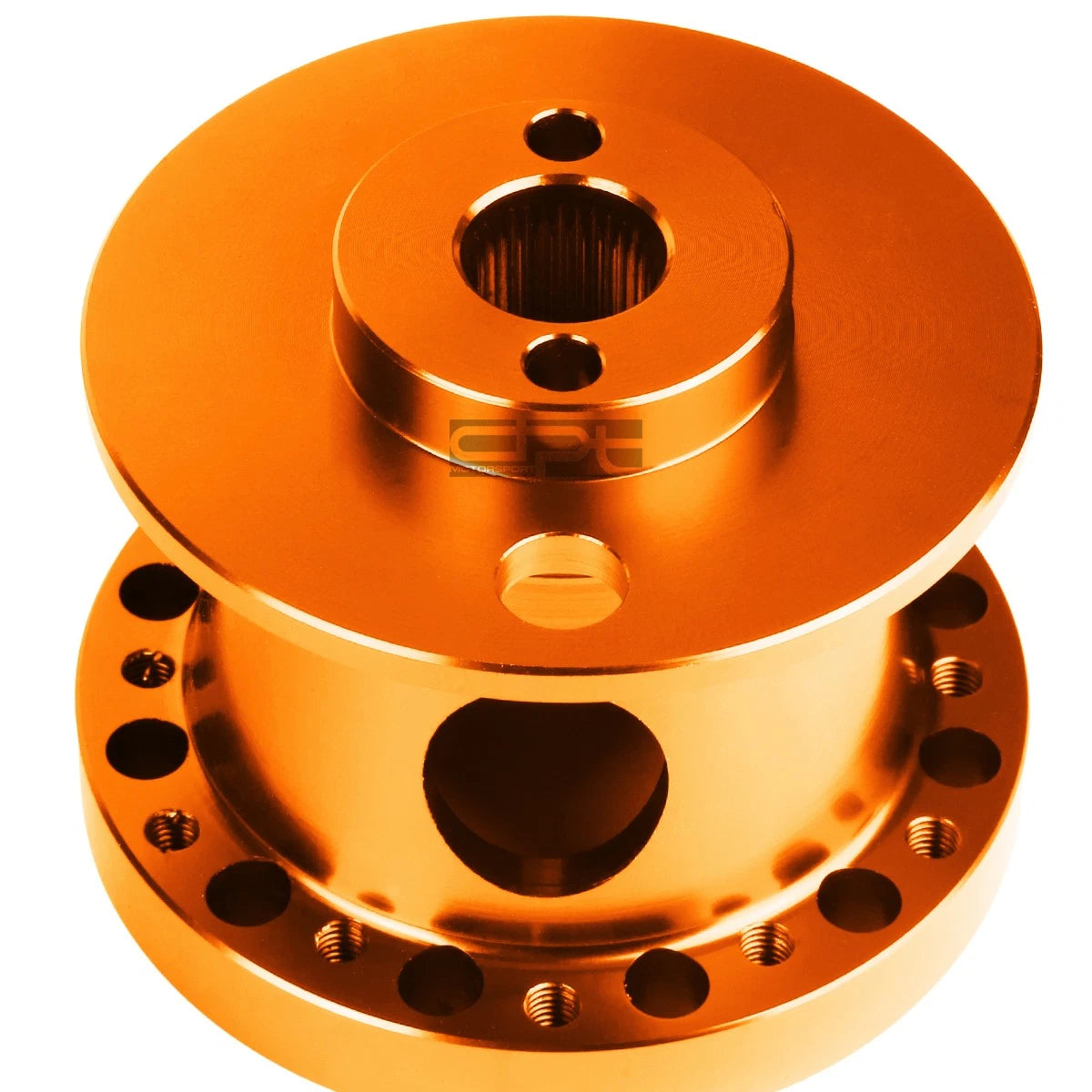 6-Hole Hub Adaptor for Mazda Miata/RX-7/RX-8/626 (1990–2002) Orange Aluminum