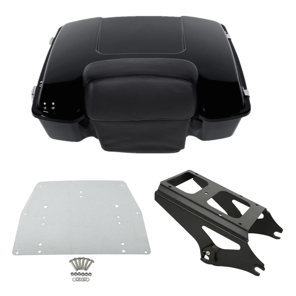 Chopped Trunk Backrest Rack Plate for Harley Touring Electra Glide (2009–2013)