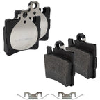 Set of 4 Rear Semi-Metallic Brake Pads for Mercedes Benz S500