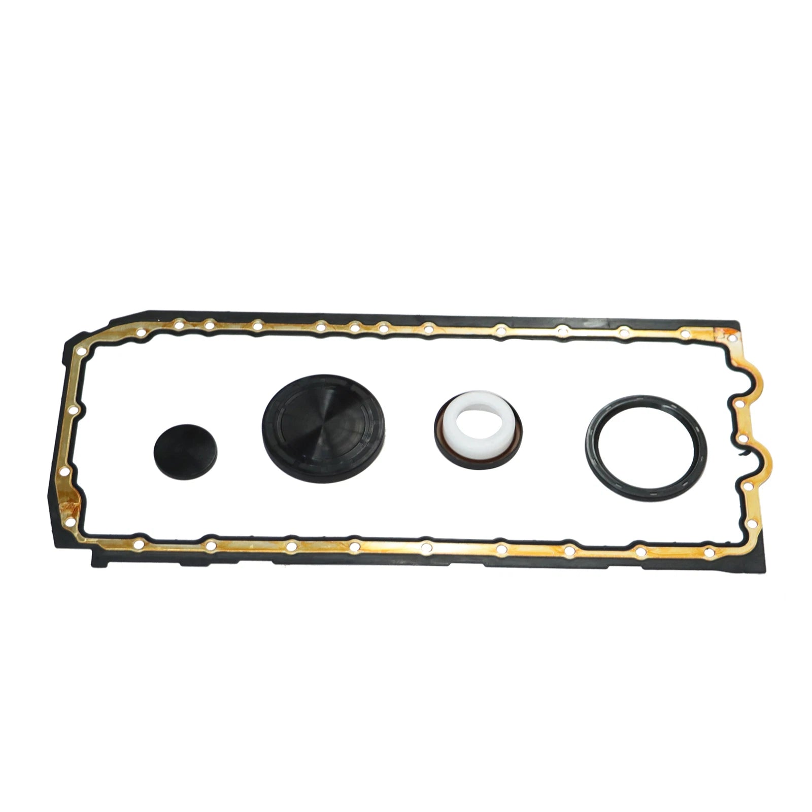 Oil Pan Gasket Set w/ Oil Cooler Seal for BMW 535i GT xDrive (2011–2017)